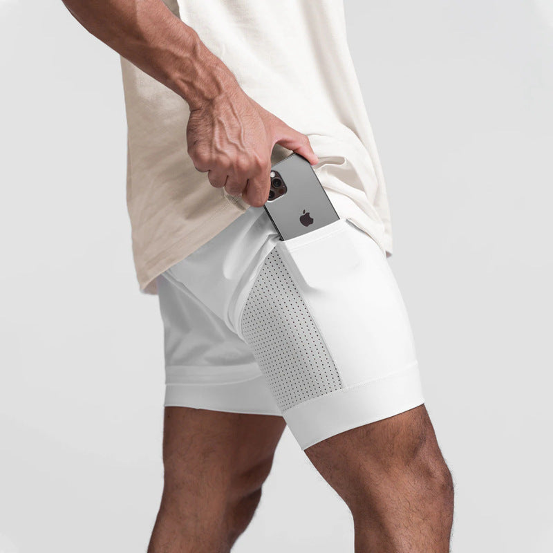 Fitness Shorts Double-Layer