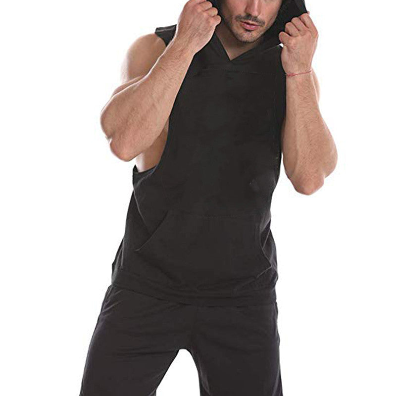 Sweatshirt Hoodie Sleeveless