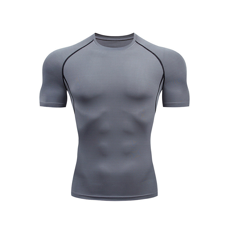 Mens Long Sleeve Fitness Compression Shirt