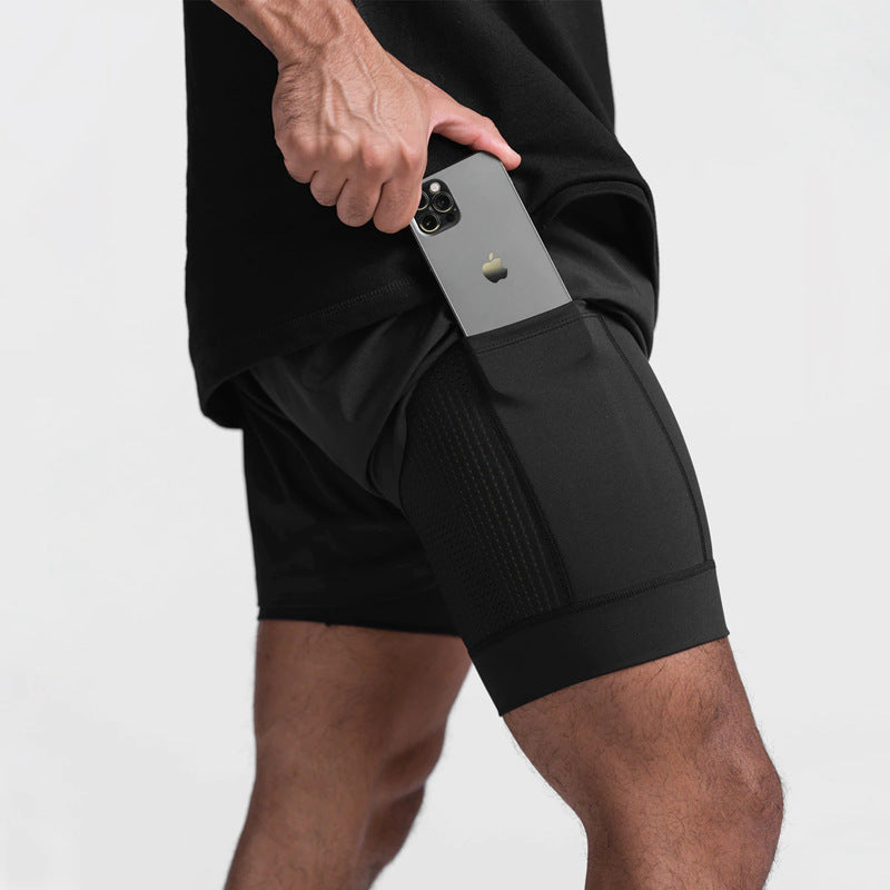 Fitness Shorts Double-Layer