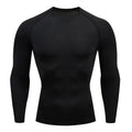 Mens Long Sleeve Fitness Compression Shirt