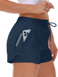 Womens Elastic Fitness Shorts