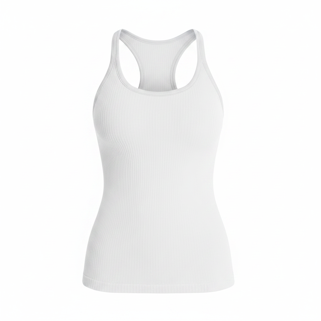 Tank top blanco sin modelo